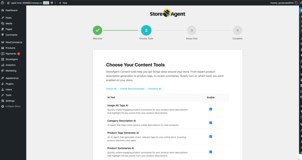 Screenshot 2026-01-24 at 185034 – StoreAgent