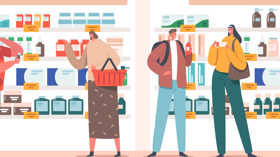 vitamins and supplements store