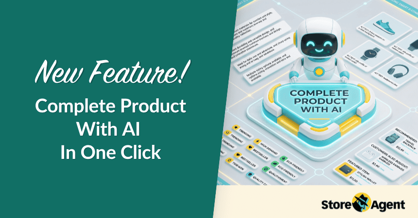 New Feature! Complete Product With AI In One Click