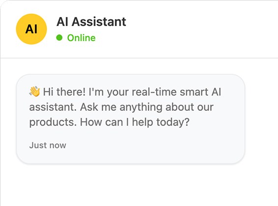 StoreAgent chat widget on a storefront