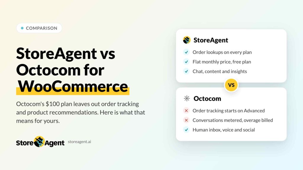 StoreAgent Vs Octocom: The Best WooCommerce AI Agent